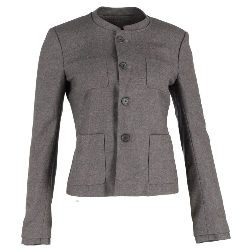 Joseph Buttoned Jacket In Grey Wool - image 1